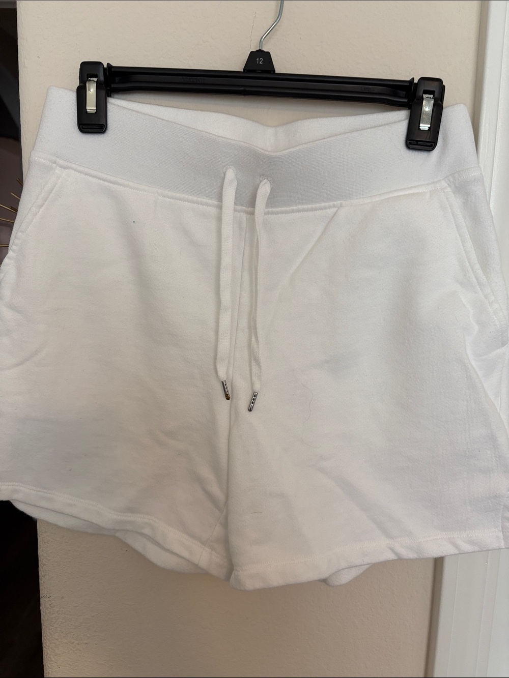 Talbots White Drawstring Athletic Shorts